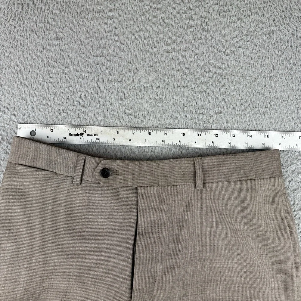 Tommy Hilfiger Tyler  Wool Stretch Dress Pants Tan Business 32x34 $190 MSR NWT